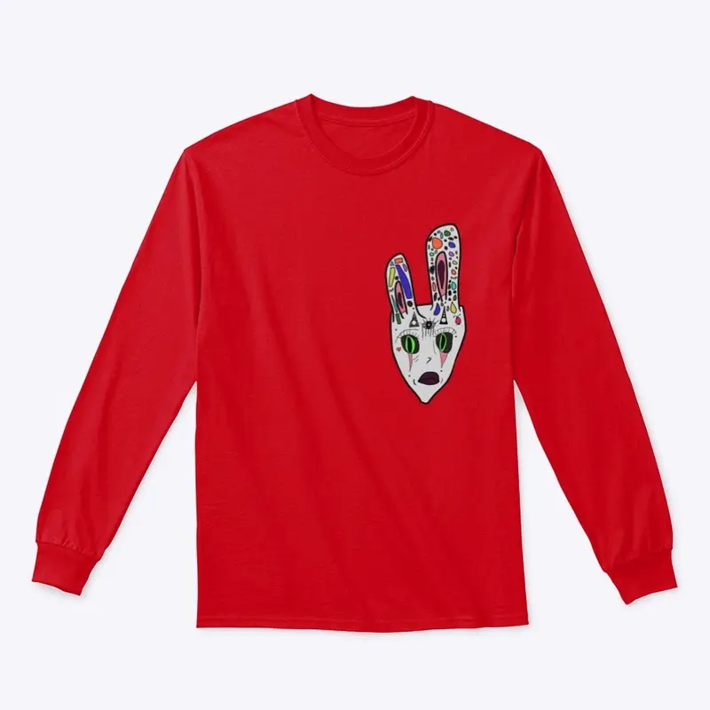 'hare in your snare' long sleeve